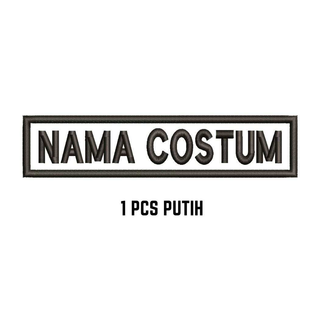 BORDIR NAMA SEKOLAH